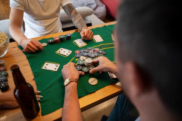 sond4d Casino Hold'em ante and raise betting buttons